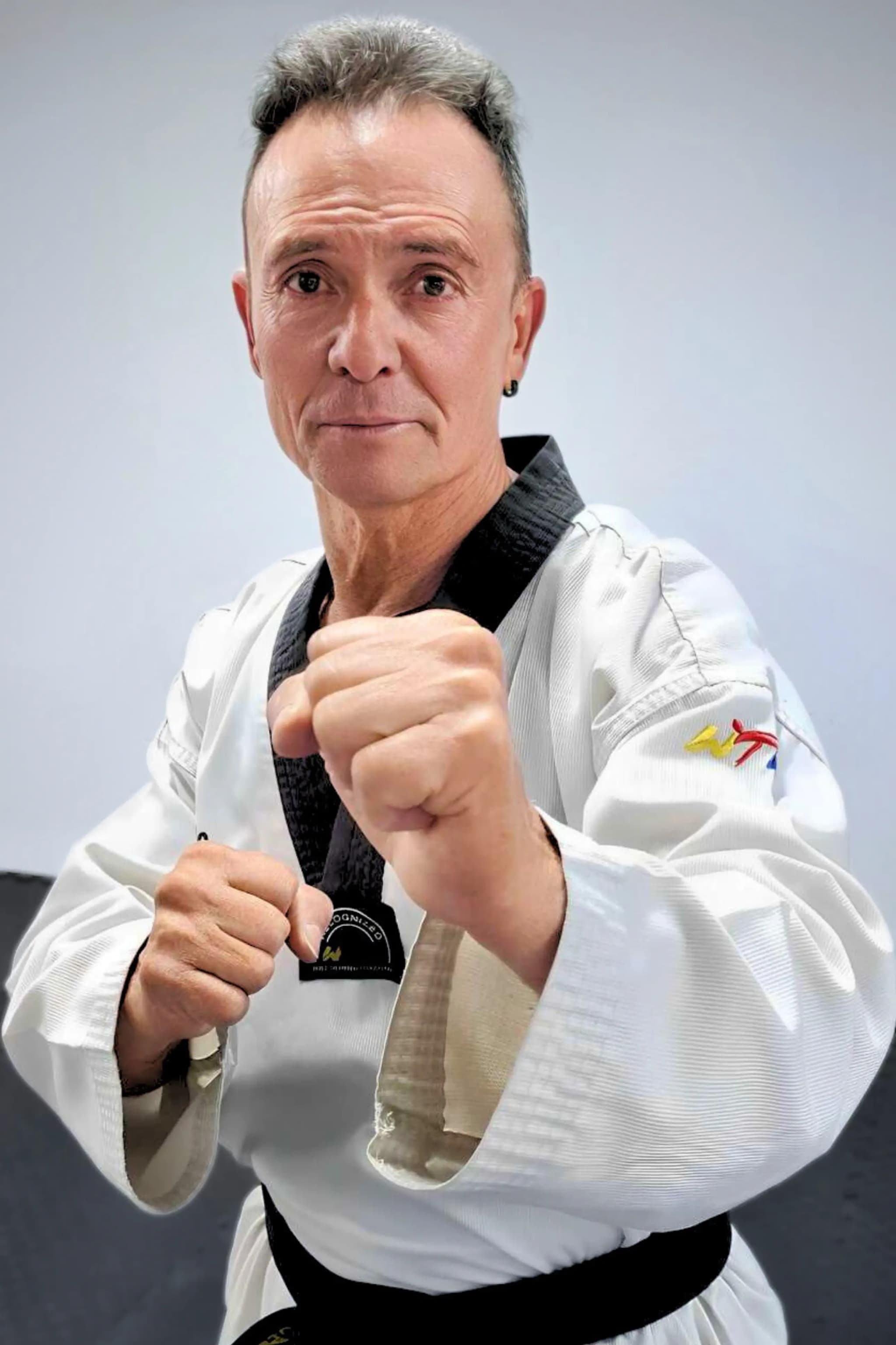 Maestro Marcos Cabrera de taekwondo en Gong Kiok, Alhaurín de la Torre, taekwondo WT